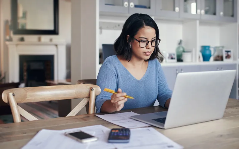 Woman on laptop