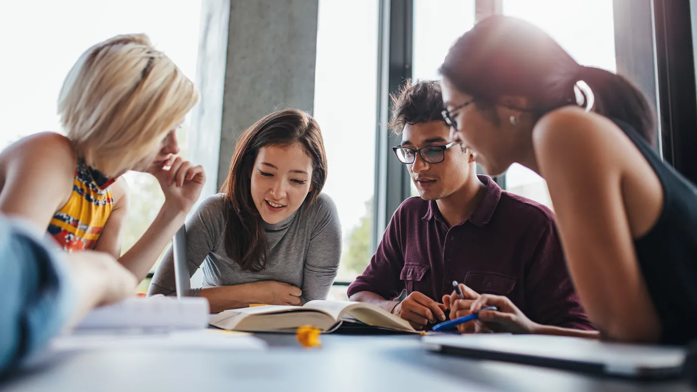 Group of people planning for their higher education