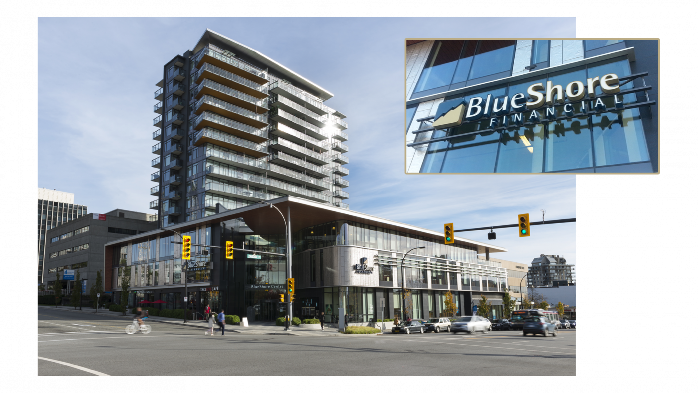 BlueShore Finanical's new head office on Lonsdale