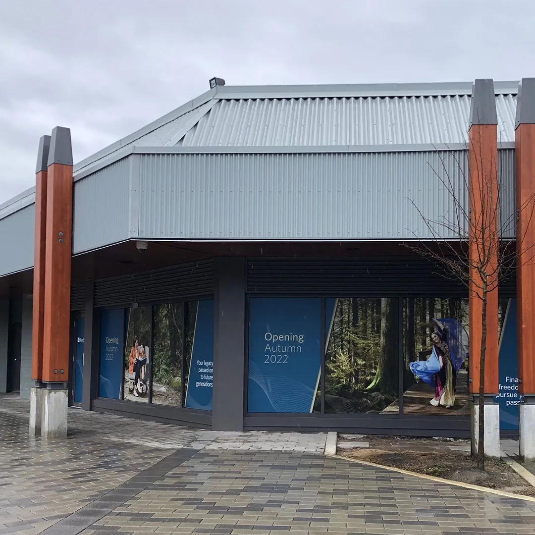 Outside of new Lynn Valley branch
