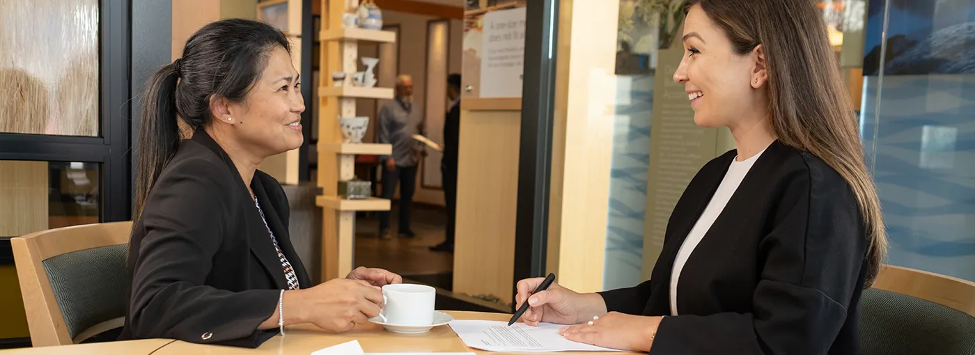 Meeting with BlueShore business advisor