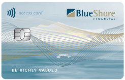 BlueShore Financial's debit / access card