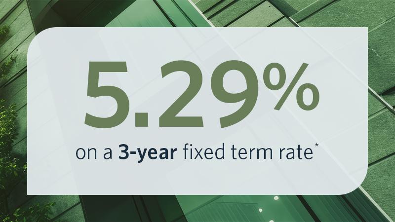 Featured 3 Year Mortgage Rate Image - 5.29%