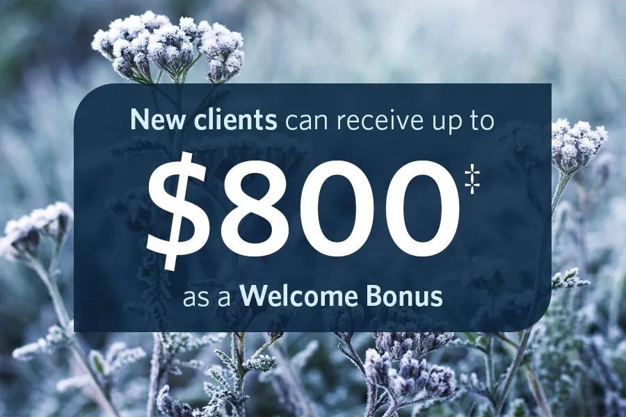 welcome bonus offer