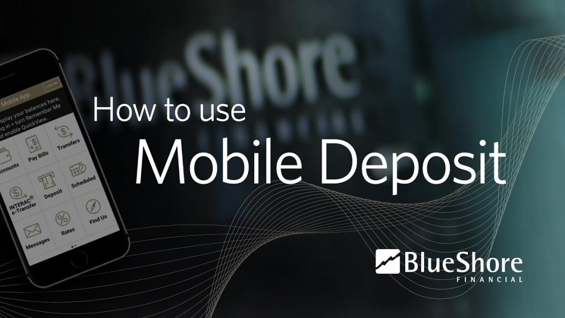 How to use mobile deposit