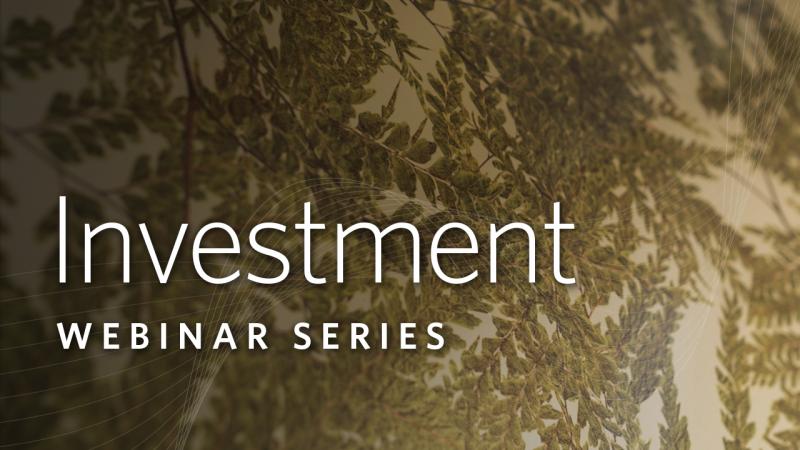 Investment Webinar Series